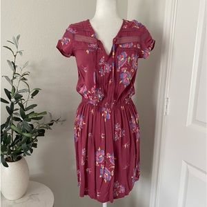 Matilda Jane short sleeve floral dress XS